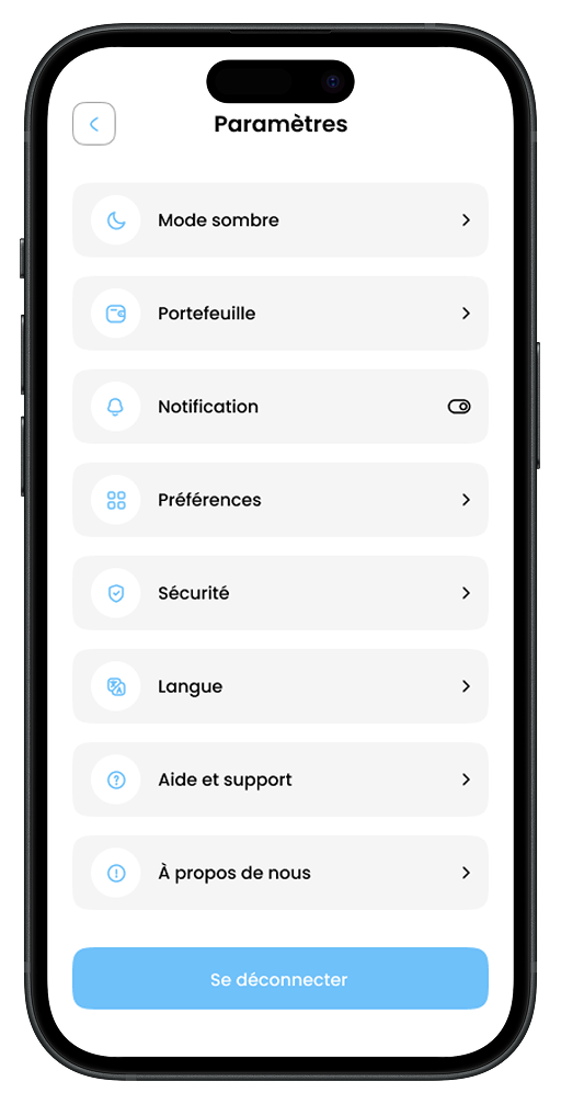 Interface de NariaBot en action.